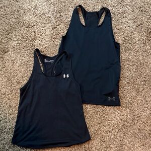 Under Armour Women's Sleek Black Tank Tops